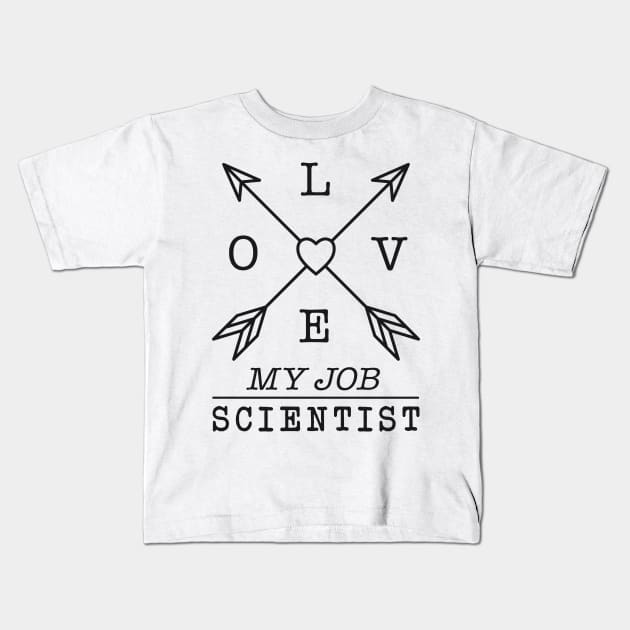 Scientist profession Kids T-Shirt by SerenityByAlex